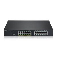 ZyXEL GS1915-24EP - Managed - L2 - Gigabit Ethernet (10/100/1000) - Power over Ethernet (PoE) - Rack-Einbau - Wandmontage