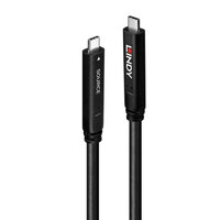 Lindy 10m USB 3.2 Gen 1 & DP 1.4 Typ C Hybrid Cable -...