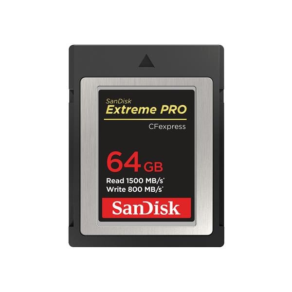 A-SDCFE-064G-GN4NN | SanDisk ExtremePro 64GB - 64 GB - CFexpress - 1500 MB/s - 800 MB/s - Schwarz | SDCFE-064G-GN4NN | Verbrauchsmaterial