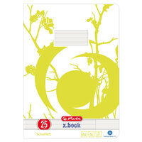 Herlitz 3352507 - Weiß - Gelb - 16 Blätter - Liniertes Papier - A4 - 80 g/m² - Papier
