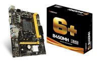 P-B450MH | Biostar B450MH - AMD - Socket AM4 - AMD Athlon - AMD Ryzen 3 - 2nd Generation AMD Ryzen™ 3 - AMD Ryzen 3 3rd Gen - AMD Ryzen 5 - 2nd... - DDR4-SDRAM - DIMM - 1866,2133,2400,2667,2933,3200 MHz | B450MH | PC Komponenten