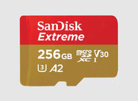 SanDisk Extreme - 256 GB - MicroSDXC - Klasse 3 - UHS-I - 160 MB/s - 90 MB/s