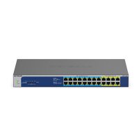 N-GS524UP-100EUS | Netgear GS524UP - Unmanaged - Gigabit Ethernet (10/100/1000) - Vollduplex - Power over Ethernet (PoE) - Rack-Einbau | GS524UP-100EUS | Netzwerktechnik