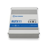 A-RUTX11000000 | Teltonika RUTX11 - Wi-Fi 5 (802.11ac) - Dual-Band (2,4 GHz/5 GHz) - Eingebauter Ethernet-Anschluss - 3G - 4G - Grau | Herst. Nr. RUTX11000000 | Netzwerkgeräte | EAN: 4779027312378 |Gratisversand | Versandkostenfrei in Österrreich