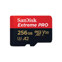 SanDisk Extreme PRO - 256 GB - MicroSDXC - Klasse 10 - UHS-I - 200 MB/s - 140 MB/s