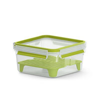 I-N1071700 | EMSA Sandwichbox Clip & Go XL 1,3l - Brotdose - Erwachsener - Grün - Transparent - Einfarbig - Quadratisch - Deutschland | N1071700 | Haus & Garten