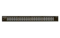 N-GS348-100EUS | Netgear GS348 Unmanaged Gigabit Ethernet (10/100/1000) 1U Schwarz - Unmanaged - Gigabit Ethernet (10/100/1000) - Rack-Einbau - 1U | GS348-100EUS | Netzwerktechnik
