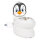 JAMARA BAY Töpfchen Pinguin 21.5cm Sitzhöhe Max.25KG weiß