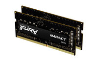 Kingston FURY Impact - 16 GB - 2 x 8 GB - DDR4 - 2666 MHz - 260-pin SO-DIMM
