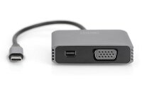 ADA-70825N | DIGITUS USB Type-C 4K 2in1 Mini DisplayPort...