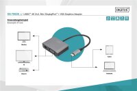 ADA-70825N | DIGITUS USB Type-C 4K 2in1 Mini DisplayPort + VGA Grafik-Adapter | Herst. Nr. DA-70825 | Kabel / Adapter | EAN: 4016032478737 |Gratisversand | Versandkostenfrei in Österrreich