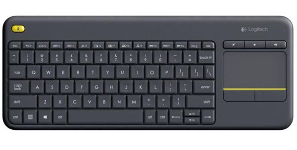 X-920-007127 | Logitech K400 Plus - Kabellos - RF Wireless - QWERTZ - Schwarz | 920-007127 | PC Komponenten