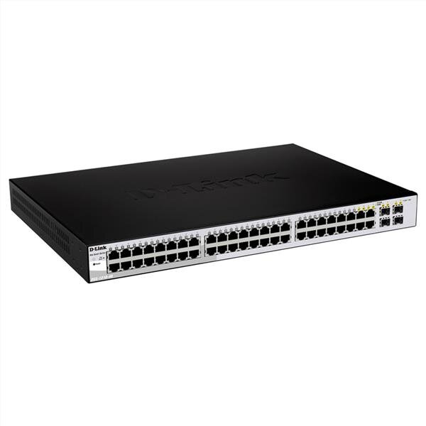 X-DGS-1210-48/E | D-Link DGS-1210-48/E Web Smart DGS-1210-48 - Switch - managed - 48 x 10/100/1000+ 4 - Switch - 1 Gbps | DGS-1210-48/E | Netzwerktechnik