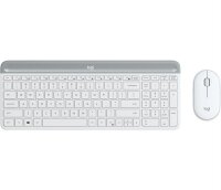 Logitech MK470 - Volle Größe (100%) - USB - QWERTZ - Weiß - Maus enthalten