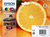 A-C13T33574011 | Epson Oranges Multipack 5-colours 33XL Claria Premium Ink - Hohe (XL-) Ausbeute - Tinte auf Pigmentbasis - Tinte auf Farbstoffbasis - 12,2 ml - 8,9 ml - 1 Stück(e) | C13T33574011 | Verbrauchsmaterial | GRATISVERSAND :-) Versandkostenfrei