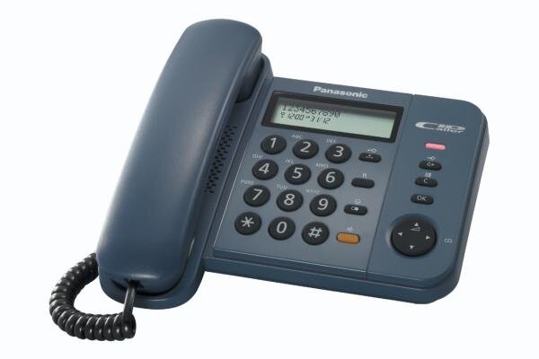 I-KX-TS580GC | Panasonic KX-TS580 - DECT-Telefon - 50 Eintragungen - Blau | KX-TS580GC | Telekommunikation