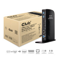 P-CSV-1460 | Club 3D USB 3.0 Dual Display 4K60Hz Docking Station | CSV-1460 | PC Systeme
