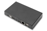 ADS-12901N | DIGITUS KVM-Switch - 2-Port - 4K30Hz - USB-C/USB/HDMI in - HDMI out - Netzwerk - 3840 x 2160 Pixel - Eingebauter Ethernet-Anschluss - 4K Ultra HD - Schwarz | DS-12901 | Server & Storage | GRATISVERSAND :-) Versandkostenfrei bestellen in Öster