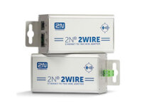 2N Telecommunications 2WIRE-SET OF 2 ADAPTORS - 100 Ohm - Aluminium - Metallisch - 100 - 240 V - 75 mm - 40 mm - 40 mm