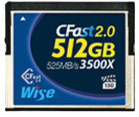 I-WI-CFAST-5120 | Wise 512GB CFast 2.0 Memory Card -...