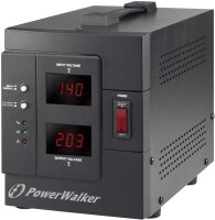 P-10120306 | BlueWalker AVR 2000/SIV - 230 V - 50/60 Hz - 2 kVA - 1600 W - 2 AC-Ausgänge - Typ F | Herst. Nr. 10120306 | Stromversorgung | EAN: 4260074976809 |Gratisversand | Versandkostenfrei in Österrreich