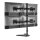 GRATISVERSAND | P-650127 | Equip 17"-32" Vierfach-Monitor/LCD-Tischfußhalterung - Freistehend - 36 kg - 43,2 cm (17 Zoll) - 81,3 cm (32 Zoll) - 100 x 100 mm - Schwarz | HAN: 650127 | Zubehör TFT/LCD-TV | EAN: 4015867228241