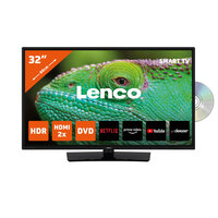 Lenco LED-2423BK 24-Zolll Fernsehen+ 12-V-Verbindung schwarz