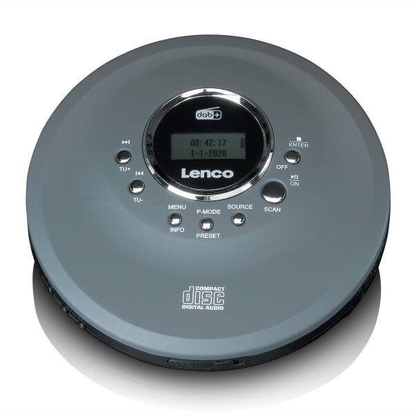 I-CD-400GY | Lenco MP3 Player CD-400GY Grau - MP3-Player - 0 GB | CD-400GY | Audio, Video & Hifi