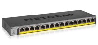 Y-GS116LP-100EUS | Netgear GS116LP - Unmanaged - Gigabit Ethernet (10/100/1000) - Power over Ethernet (PoE) - Rack-Einbau | GS116LP-100EUS | Netzwerktechnik