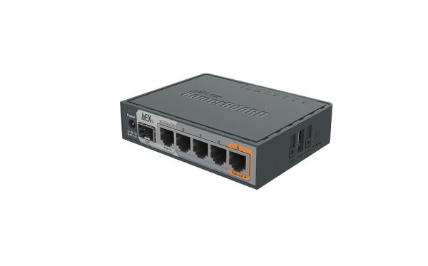 L-RB760IGS | MikroTik hEX S - Ethernet-WAN - Gigabit Ethernet - Schwarz | RB760IGS | Netzwerktechnik