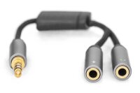 P-DB-510320-002-S | DIGITUS Audio Headset Adapter, 3,5 mm Klinke auf 2x 3,5 mm Buchse | Herst. Nr. DB-510320-002-S | Kabel / Adapter | EAN: 4016032481324 |Gratisversand | Versandkostenfrei in Österrreich