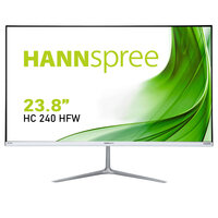 P-HC240HFW | Hannspree HC240HFW - 60,5 cm (23.8 Zoll) - 1920 x 1080 Pixel - Full HD - LED - 8 ms - Silber - Weiß | HC240HFW | Displays & Projektoren