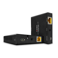 Lindy Cat.6 HDMI 18G & IR Extender with PoC & Loop Out - Sender und Empfänger - Extender Video/Audio/infrarot/Strom