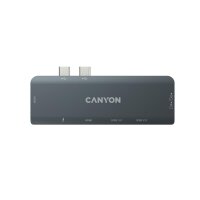 P-CNS-TDS05B | Canyon DS-5 - USB 2.0 Type-C - Grau - SD -...