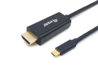 Equip Adapter USB-C -> HDMI 4K30Hz 1.00m sw - Adapter - Digital/Daten
