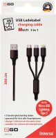 P-797154 | ACV 2GO 797154 - 3 m - USB B - USB C/Micro-USB B/Lightning - Schwarz | Herst. Nr. 797154 | Ladegeräte | EAN: 4010425971546 |Gratisversand | Versandkostenfrei in Österrreich