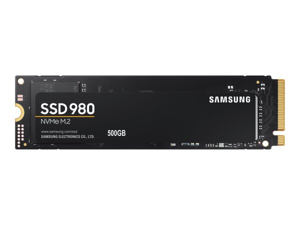 L-MZ-V8V500BW | Samsung MZ-V8V500BW 980 SSD, 500 GB, PCle 3.0, NVMe M.2, 3500/3000 MB/s - Solid State Disk - NVMe | MZ-V8V500BW | PC Komponenten
