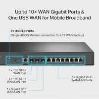 P-ER8411 | TP-LINK ER8411 - Ethernet-WAN - Gigabit Ethernet - Schwarz | Herst. Nr. ER8411 | Netzwerkgeräte | EAN: 4897098683309 |Gratisversand | Versandkostenfrei in Österrreich