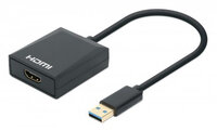 Manhattan 1080p USB-A auf HDMI-Adapter Konverter mit USB...