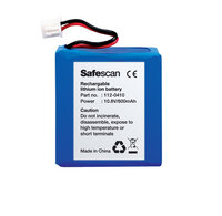 P-112-0410 | Safescan LB-105 - 600 mAh - Lithium - 10,8 V...