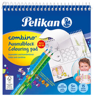 P-811231 | Pelikan 811231 - 15 Seiten - Junge/Mädchen - Bleistifte enthalten - Bilder-Set zum Ausmalen | 811231 | Büroartikel