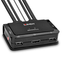 Lindy Compact 2 Port KVM Switch - KVM-Switch - USB