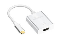 MEDIARANGE USB Type-C 3.1 auf HDMI converter silver -...
