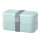 I-00181595 | Hama Bentobox 2 stapelbare Lunchboxen 500 ml je Kammer Pastellblau | 00181595 | Haus & Garten