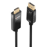 Lindy 40926 - 2 m - DisplayPort - HDMI Typ A (Standard) - Männlich - Männlich - Gerade