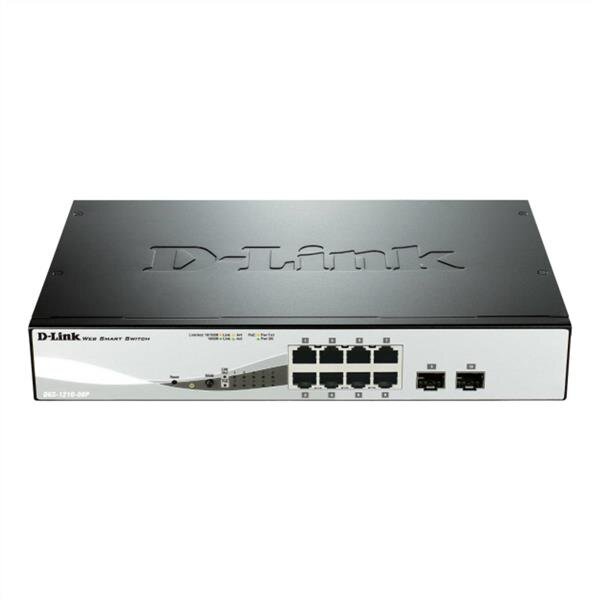 Y-DGS-1210-08P/E | D-Link Web Smart DGS-1210-08P - Switch - managed - 8 x 10/100/1000 PoE+ 2 Gigabit SFP - Switch - 1 Gbps | DGS-1210-08P/E | Netzwerktechnik
