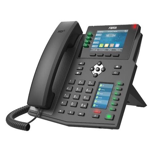 A-X5U | Fanvil X5U - IP-Telefon - Schwarz - Kabelgebundenes Mobilteil - 16 Zeilen - LCD - 8,89 cm (3.5 Zoll) | X5U | Telekommunikation