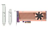 QNAP QM2-2P-344A - PCIe - M.2 - PCIe 3.0 - Braun - Grau - NAS / Storage server - Aktiv
