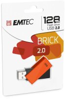 P-ECMMD128GC352 | EMTEC C350 Brick - 128 GB - USB Typ-A - 2.0 - 15 MB/s - Drehring - Schwarz - Orange | Herst. Nr. ECMMD128GC352 | Flash-Speicher | EAN: 3126170159854 |Gratisversand | Versandkostenfrei in Österrreich