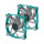 P-ICEGALE14X-A2A | Iceberg Thermal IceGALE Xtra - 140mm Teal 2er Pack* | ICEGALE14X-A2A | PC Komponenten
